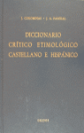 DICCIONARIO CRTICO ETIMOLGICO CASTELLANO E HISPNICO 3 (G-MA)