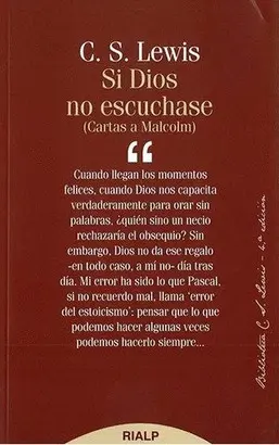 Si Dios no Escuchase