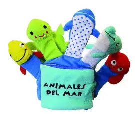 ANIMALES DEL MAR (LIBRO GUANTE CON TÍTERES DE DEDO)