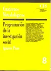 PROGRAMACION DE LA INVESTIGACION SO