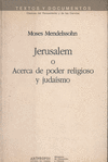 JERUSALEM O ACERCA DE PODER RELIGIO