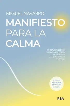 MANIFIESTO PARA LA CALMA