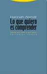 LO QUE QUIERO ES COMPRENDER