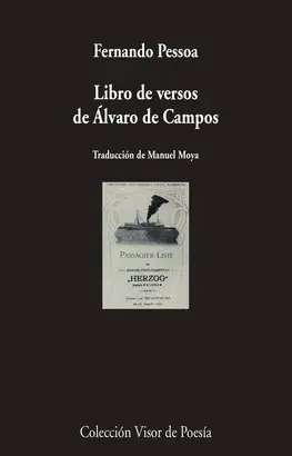 LIBRO DE VERSOS DE ÁLVARO CAMPOS