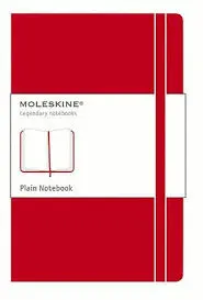 MOLESKINE PLAIN NOTEBOOK POCKET RED