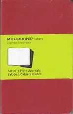 MOLESKINE PLAIN CAHIER JOURNAL POCKET RED (CH113VF)