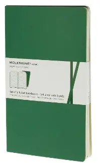 MOLESKINE RULED VOLANT LARGE EMERALD GREEN (QP721K12F)