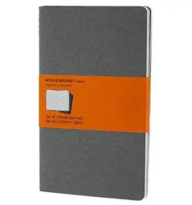 MOLESKINE RULED CAHIER LARGE LIGHT WARMGREY (CH316VF)