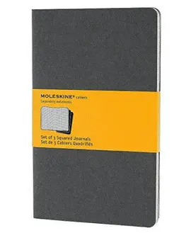 MOLESKINE SQUARED CAHIER LARGE LIGHT WARMGREY (CH317F)