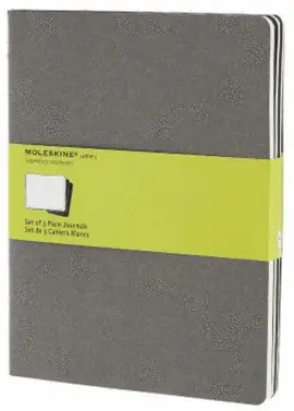 MOLESKINE PLAIN CAHIER XLARGE LIGHT WARMGREY (CH323F)