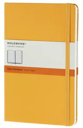 MOLESKINE RULED NOTEBOOK YELLOW LARGE