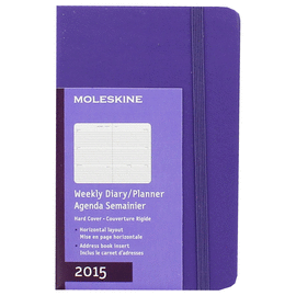 MOLESKINE WEEKLY DIARY 2015 VIOLET 144 PAGES