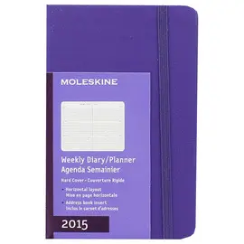 MOLESKINE WEEKLY DIARY 2015 VIOLET 144 PAGES