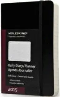 MOLESKINE DAILY DIARY 2015 BLACK 400 PAGES