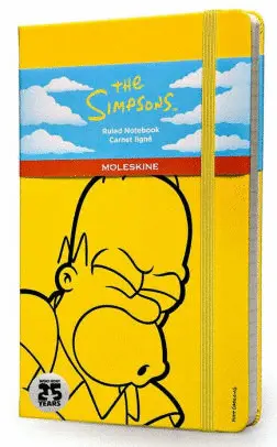 MOLESKINE SIMPSON RULED NOTEBOOK LARGE (LESIQP060F)