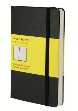 MOLESKINE SQUARED NOTEBOOK POCKET HARD COVER