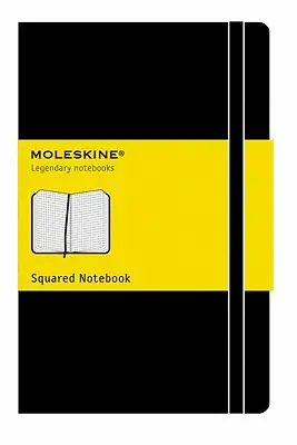 Moleskine Classic Notebook, Large, Squared, Black, Hard Cover (5 X 8. 25)