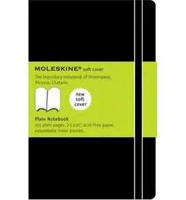 MOLESKINE PLAIN NOTEBOOK XLARGE SOFT BLACK