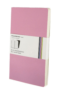 MOLESKINE RULED VOLANT NOTEBOOK LARGE PINK (QP721D12F)