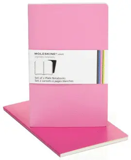 MOLESKINE PLAIN VOLANT NOTEBOOK LARGE PINK (QP723D12F)