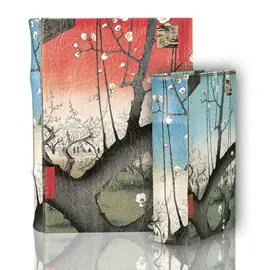 HIROSHIGE BLOOMING PLUMS TREE BK-88 BOOK BOX GRANDE 