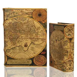 WORLD MAP II BOOK BOX GRANDE BK-93