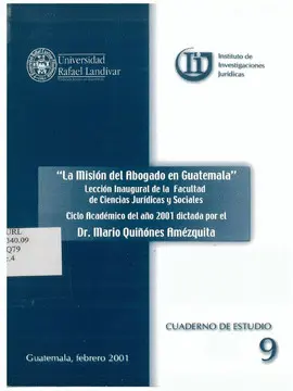 LA MISION DEL ABOGADO EN GUATEMALA