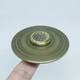 B-CREATOR EDC TRI-SPINNER METAL FIDGET TOYS EGYPT TWELVE ZODIAC UFO DIRT RESISTANT PATTERN AND ADHD SMOOTH SURFACE