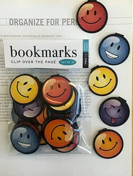 CIRCLE BOOKMARK  SMILEY