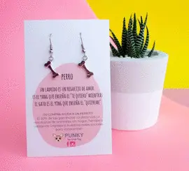 AJOJI ARETES VARIOS DISEÑOS (GATOS Y PERROS)