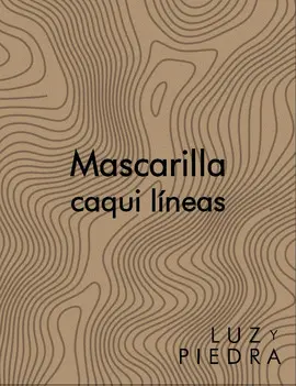 MASCARILLA CAQUI LÍNEAS