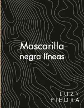 MASCARILLA NEGRA LÍNEAS
