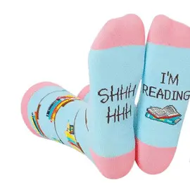 CALCETINES SHH I'M READING DM14