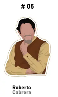 STICKER 05 ROBERTO CABRERA