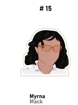 STICKER 15 MYRNA MACK