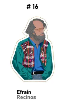 STICKER 16 EFRAÍN RECINOS