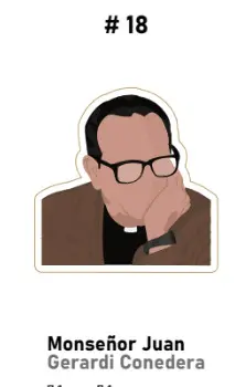 STICKER 18 MONSEÑOR JUAN GERARDI