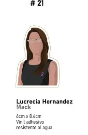 STICKER 21 LUCRECIA HERNANDEZ MACK