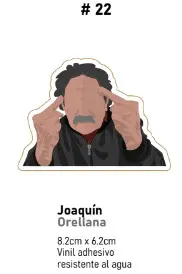 STICKER 22 JOAQUÍN ORELLANA