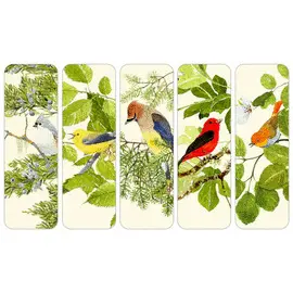 BIRDSONG SET OF 5 BOOKMARKS