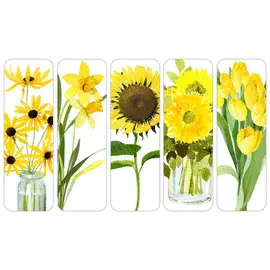 SUNNY YELLOW SET OF 5 BOOKMARKS