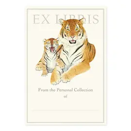 TIGER MAMA SET OF 5 LARGE BOOKPLATES