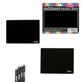 CHALKBOARD TRAVEL MAT SET- PLACEMATS