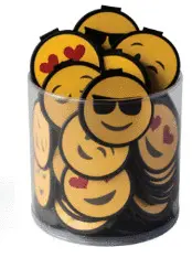 CIRCLE EMOTICON BOOKMARK