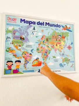 MAPA DEL MUNDO CON MARCO OOOK