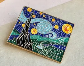 15. VAN GOGH CUADRO - PINES DAZZLE