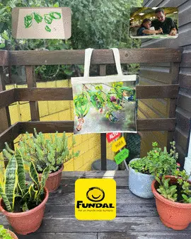 1. NIDOS COLUMPIOS (BOLSA VERDE CON NIÑOS) - FUNDAL TRAZOS DE LUZ