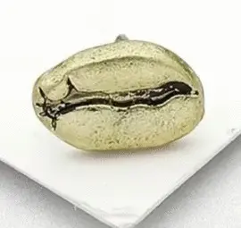 Pin Dorado Vintage de Grano de Cafe - Met Studio