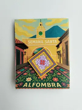 Magneto Alfombra de Guatemala - Viva Histórico (Diseños Variados)