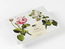 FLOWERS CORRESPONDENCE SET - SET DE CORRESPONDENCIA